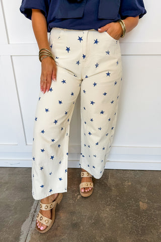 All-Star Cream Barrel Jean