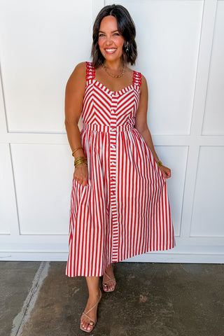 james midi dress Elizabeth James Tess Dress Sunset Blooms L