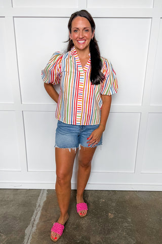 The Sweet Stripe Blouse
