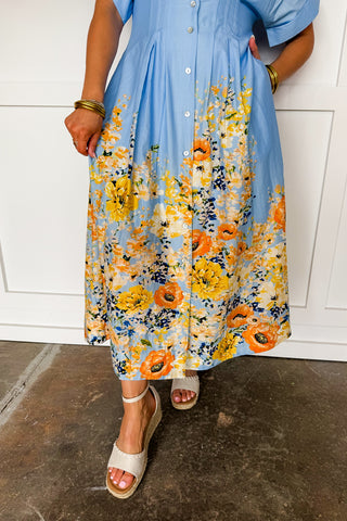 Southern Belle Bloom Midi Dress