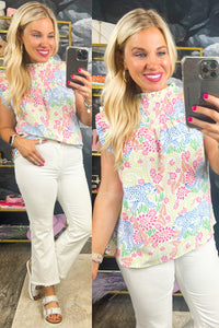 The Jade Top in Leopard Lounge by Michelle McDowell