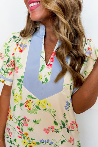 Petals & Sunshine Midi Dress