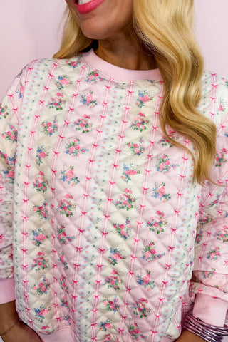 Sweetheart Quilted Top + Short Set