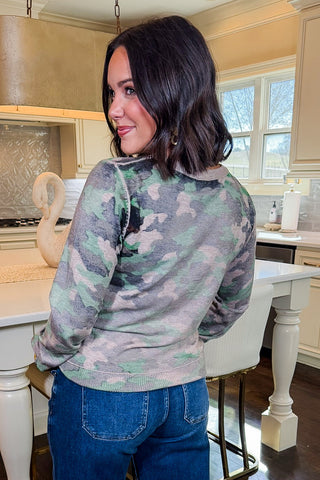Scout Camo Cardigan