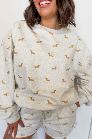 The Dolly Dachshund Lounge Matching Set