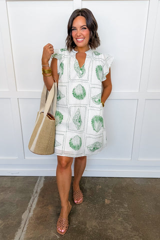 The Renee Seashell Bay Shift Dress