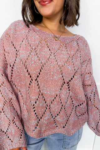 Soft Bloom Open Knit Sweater