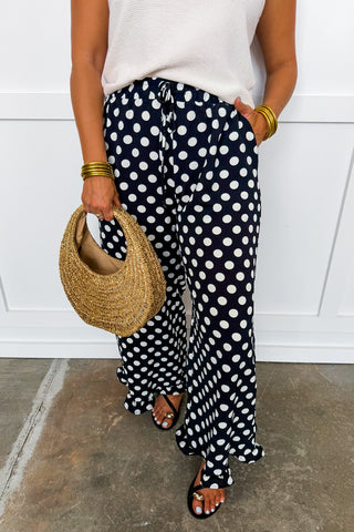 The Classic Dot Pants in Black