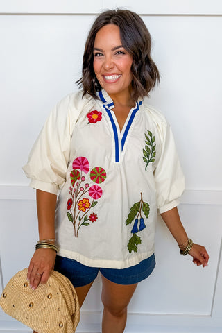 The Bluebell Garden Top