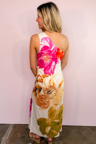 Almost Paradise One-Shoulder Maxi