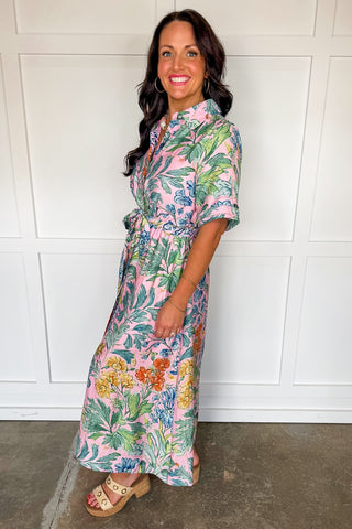 Petals & Promises Midi Dress