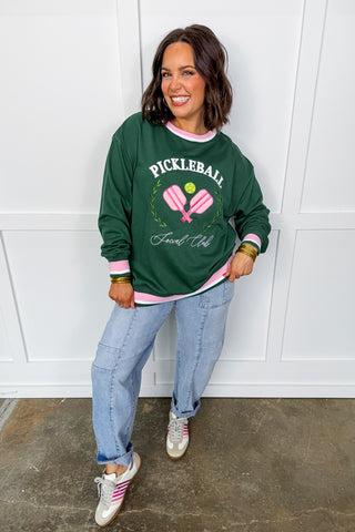 Pickleball Social Club Oversized Pullover