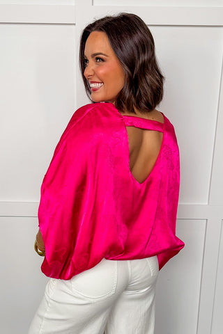 Hot Pink Deal - The Hot Pink Flow Top