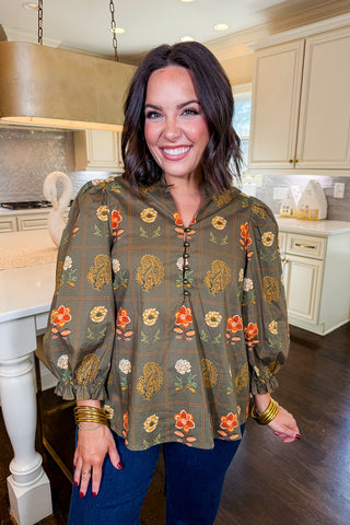 The Meadow Paisley Top