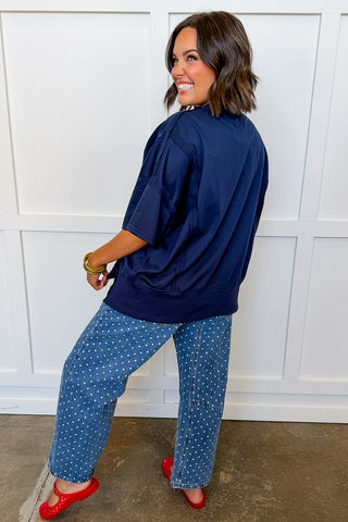 Party in The USA Oversized Top