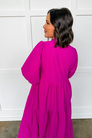 Magenta Maxi Dress