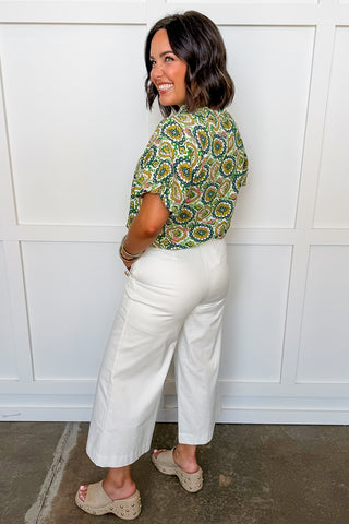 Garden Getaway Mosaic Top