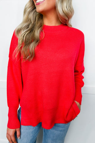 Red Cozy Sweater