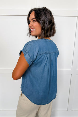 Easy Days Chambray Top