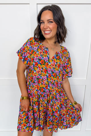 Garden Party Glow Tunic Dress