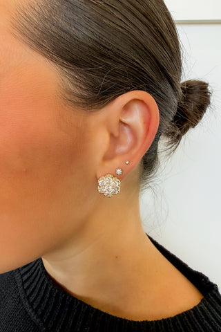 Golden Bloom Studs