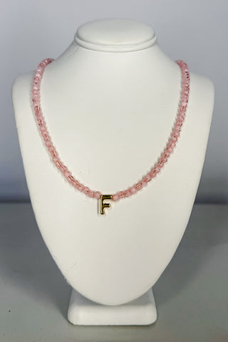 Beaded Inital Necklace