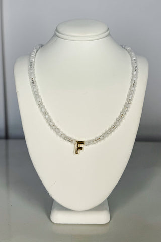 Beaded Inital Necklace