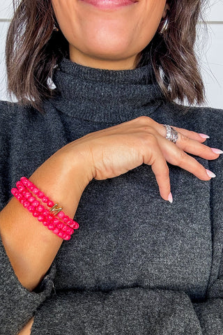 Beaded Initial Bracelet