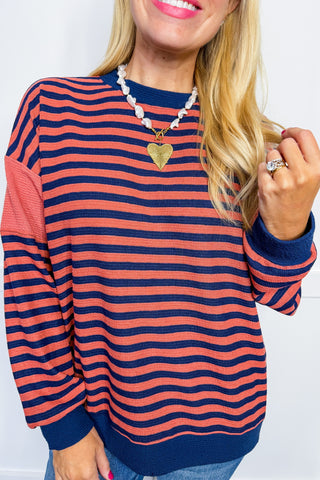 The Autumn Striped Sweater