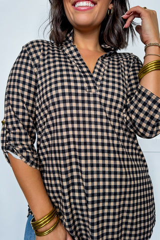 Hot Pink Deal- The Checkered Top