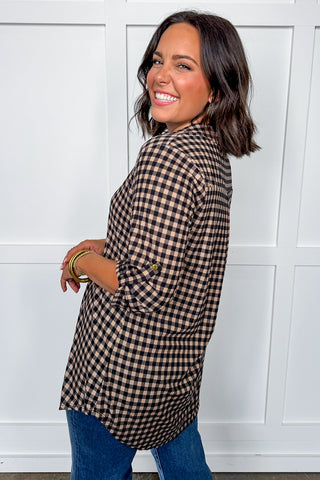 Hot Pink Deal- The Checkered Top