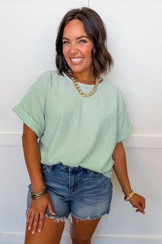 Dear Scarlett Marley Top in Mint