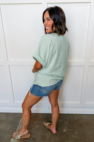 Dear Scarlett Marley Top in Mint