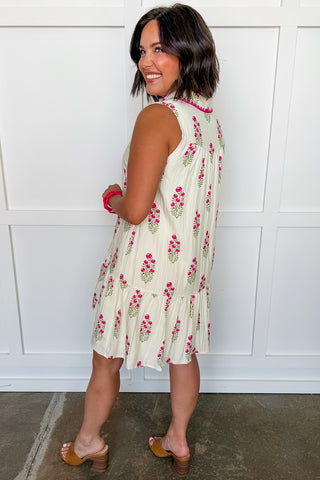 Pretty in Petals Swing Dress
