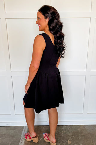 For The Moment Dress in Black