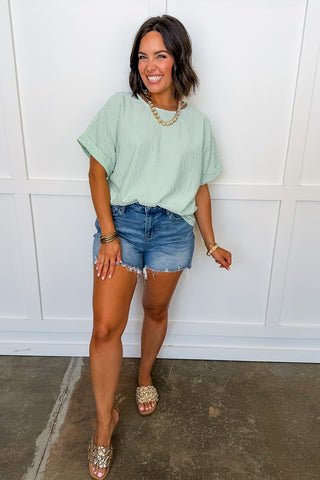 Dear Scarlett Marley Top in Mint