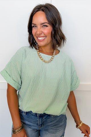 Dear Scarlett Marley Top in Mint