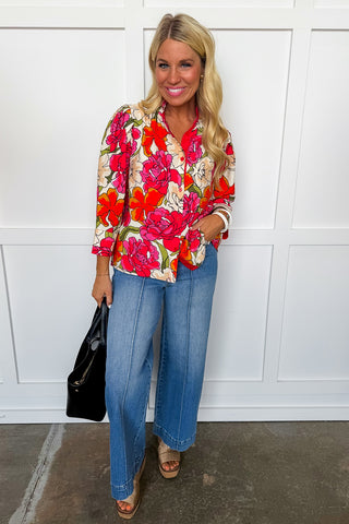 The Eliza Floral Blouse