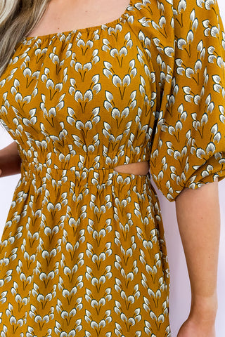 The Dandelion Floral Maxi Dress