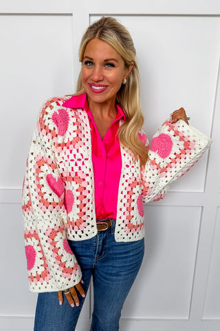Heartfelt Crochet Cardigan