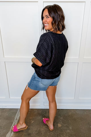 Dear Scarlett Marley Top in Black
