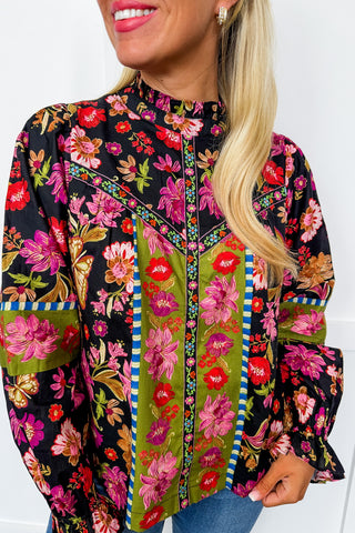 Garden Gala Floral Blouse