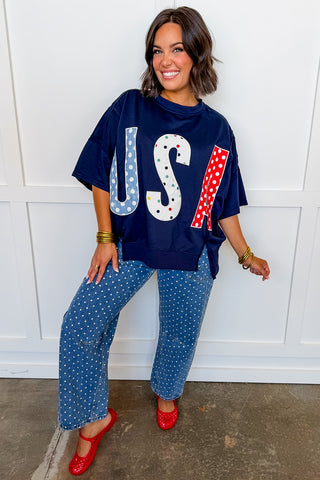 Party in The USA Oversized Top