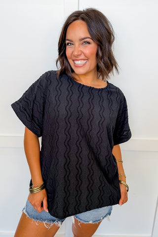 Dear Scarlett Marley Top in Black