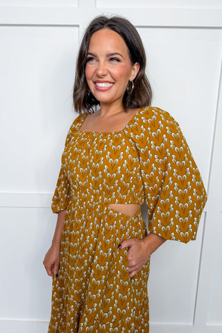 The Dandelion Floral Maxi Dress