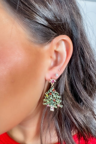 Merry & Bright Tree Earrings