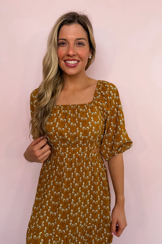 The Dandelion Floral Maxi Dress