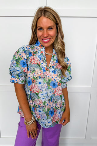 The Painted Petals Top