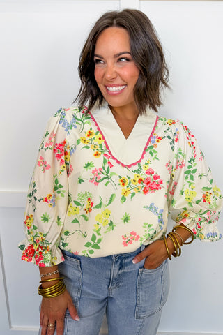 Petals & Sunshine Blouse