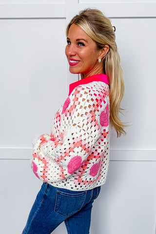 Heartfelt Crochet Cardigan